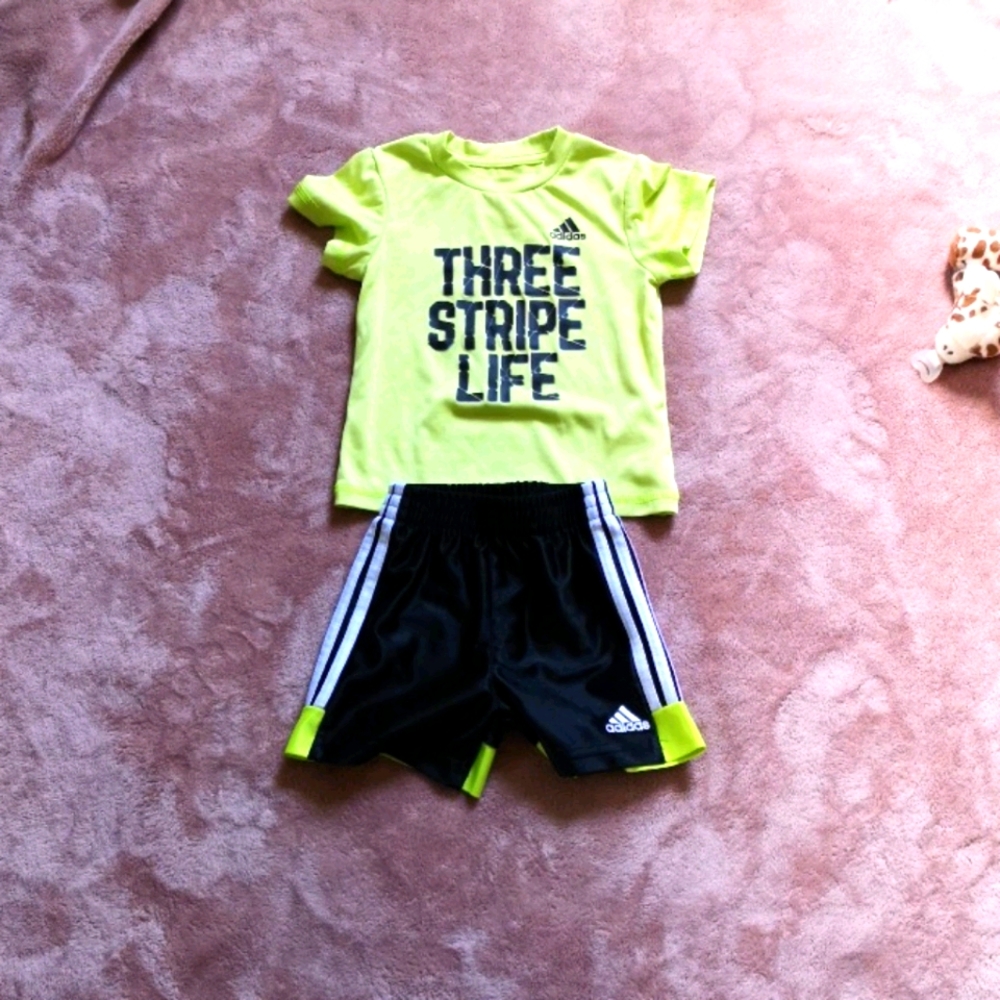 Adidas 9 month matching set